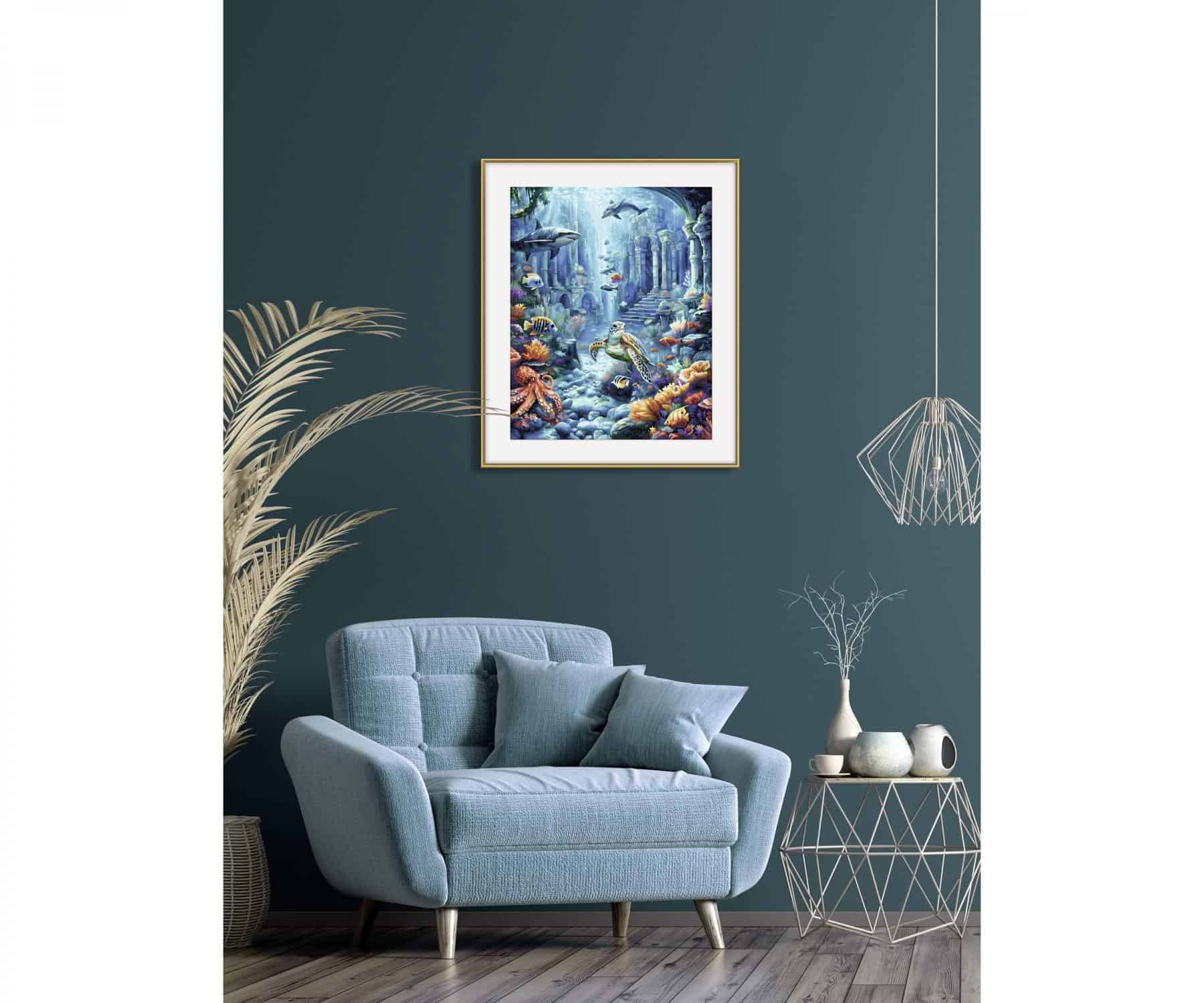 Schipper 609130915 Peinture par numéros - Femme avec éventails - Photos de peinture pour adultes - Pinceaux et peintures acryliques - 40 x 50 cm